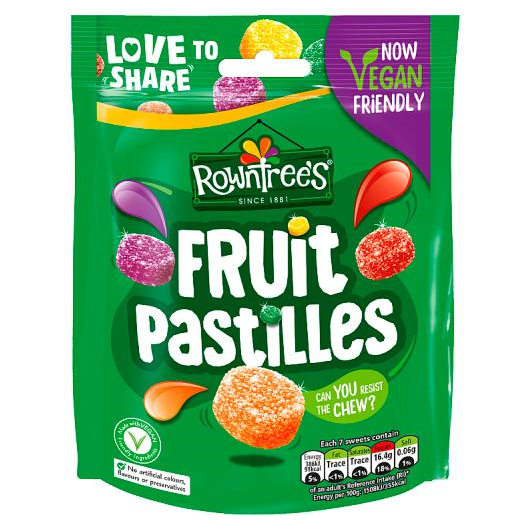 Rowntrees Pastillas de frutas 143 g