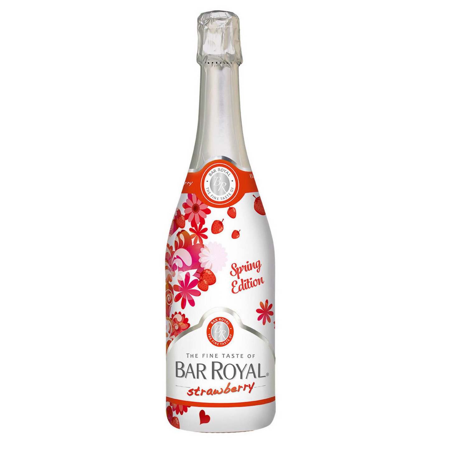 Bar Royal Strawberry Cocktail – 750ml Bottle (3.9% ABV) | Fruity Sparkling Delight