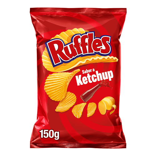 Ruffles French Fries Ketchup Flavoured Potato Snacks 150 g large pack potato sticks sharing chips