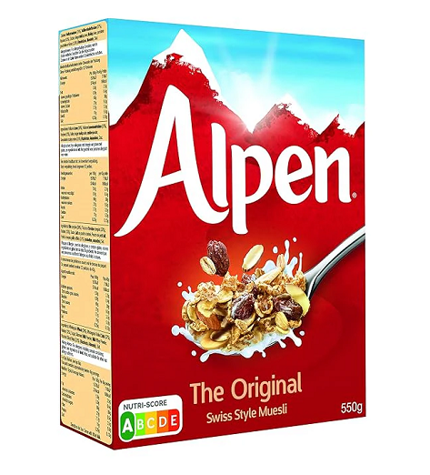 Alpen – Alpen The Original Swiss Style Muesli 550g – 550 G – Muesli and Granola