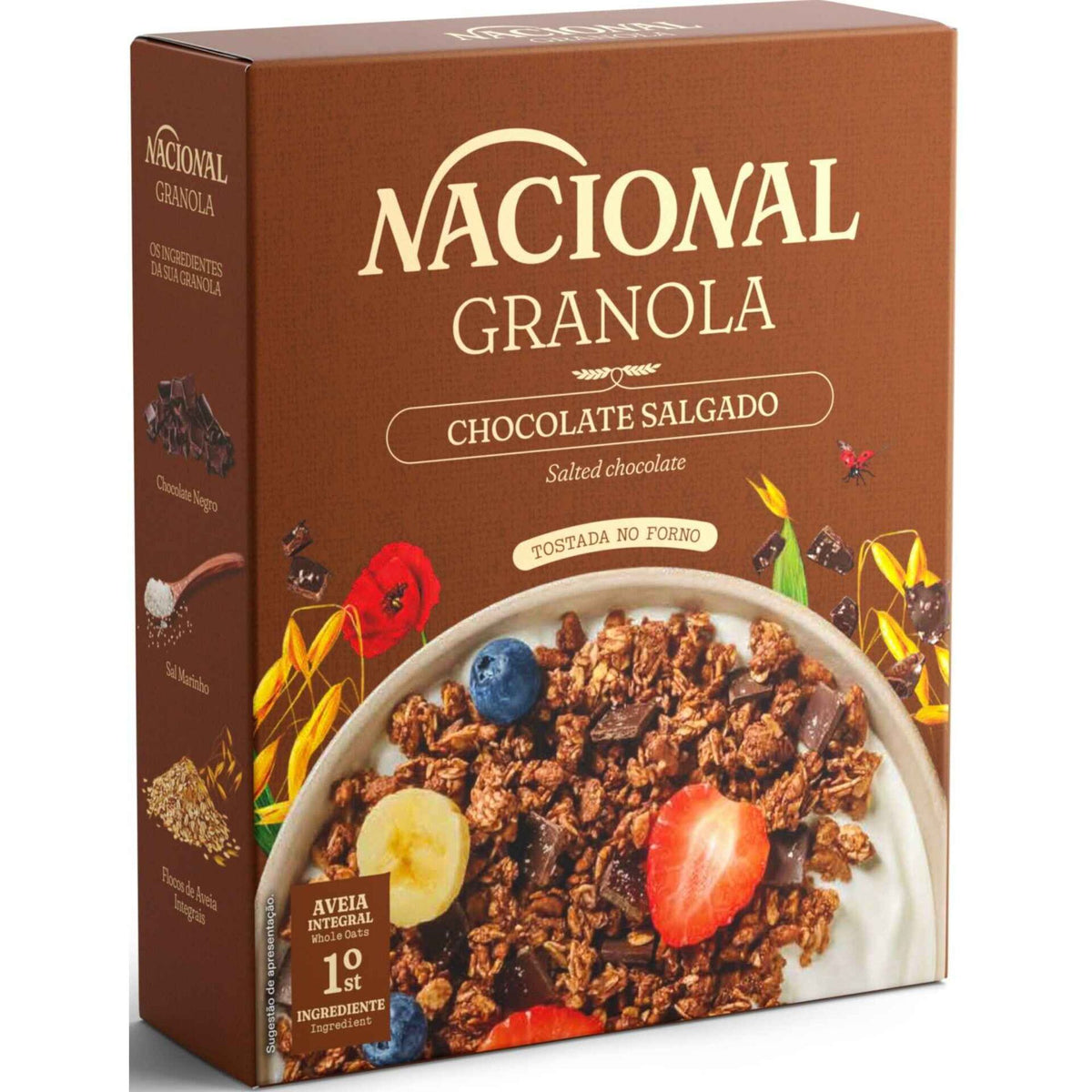 Nacional Salted Chocolate Granola 300g