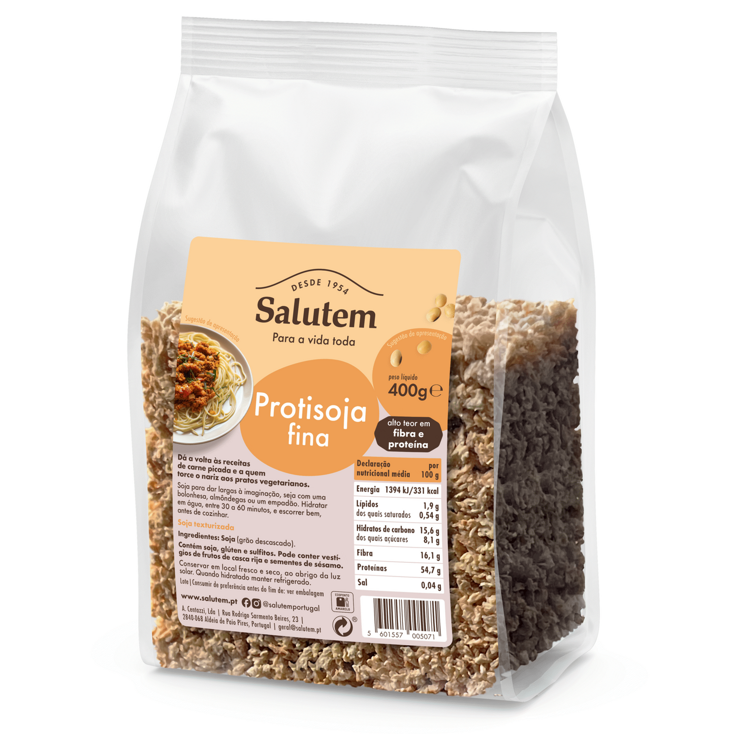 Soy Fine Granules Salutem 400g Vegan