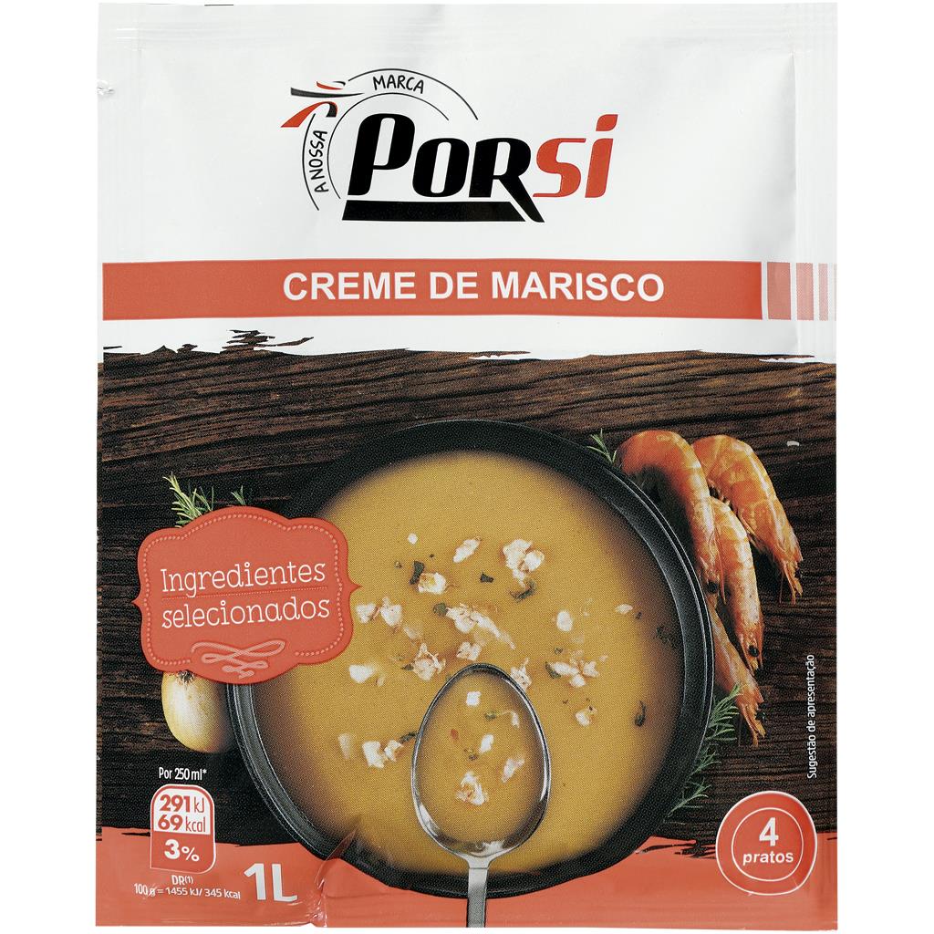 Porsi Seafood Cream Soup 72g