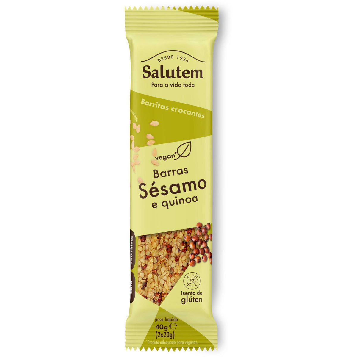 Salutem Sesame and Quinoa Bar 40g