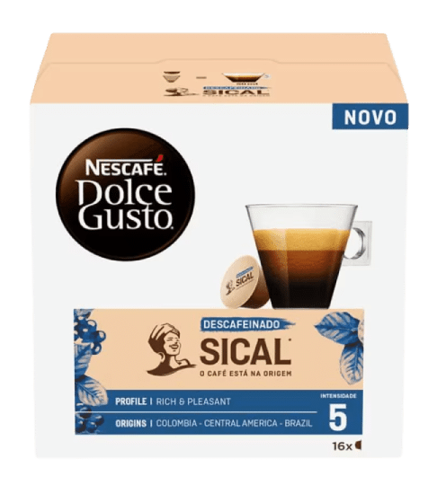 sical decaffeinated coffee capsules dolce gusto 16 units portuguese coffee capsules decaf coffee pods compatible capsules