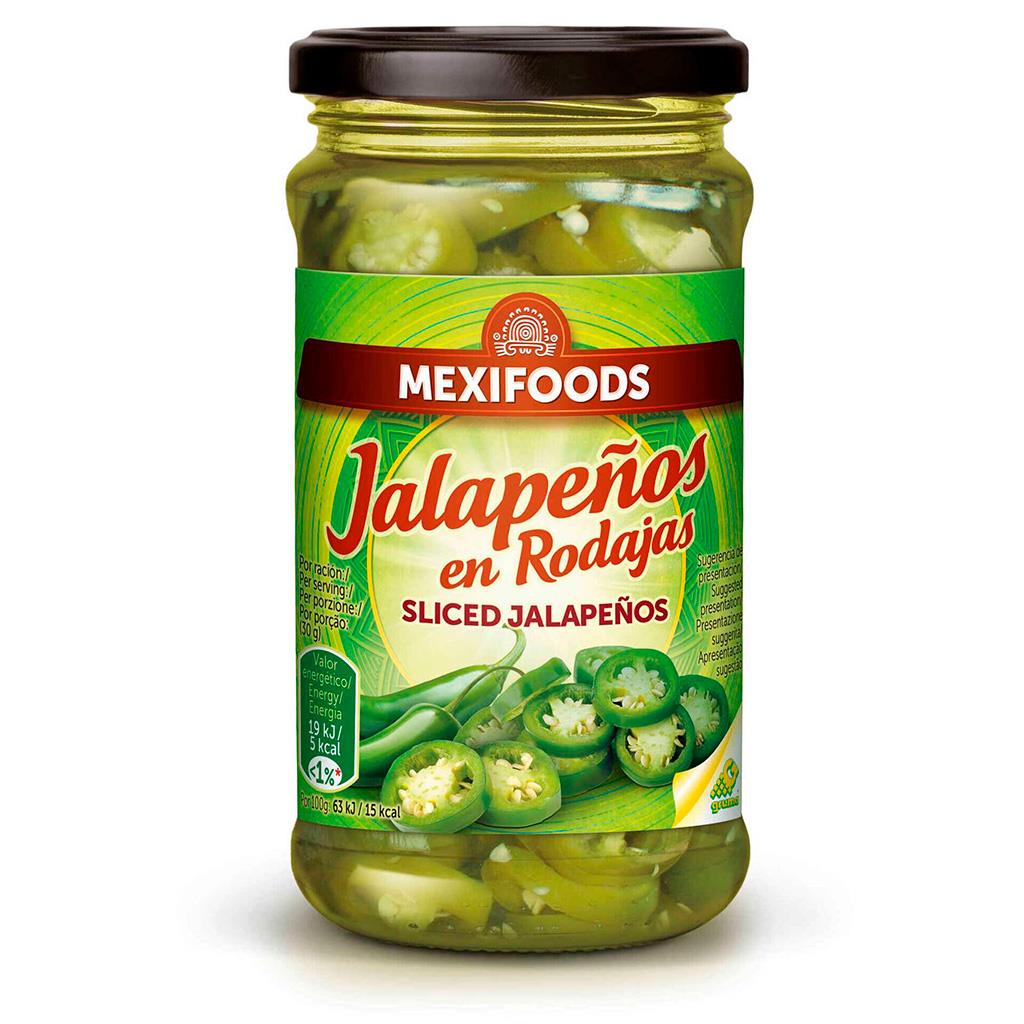 Mexifoods Sliced Jalapeños 225g