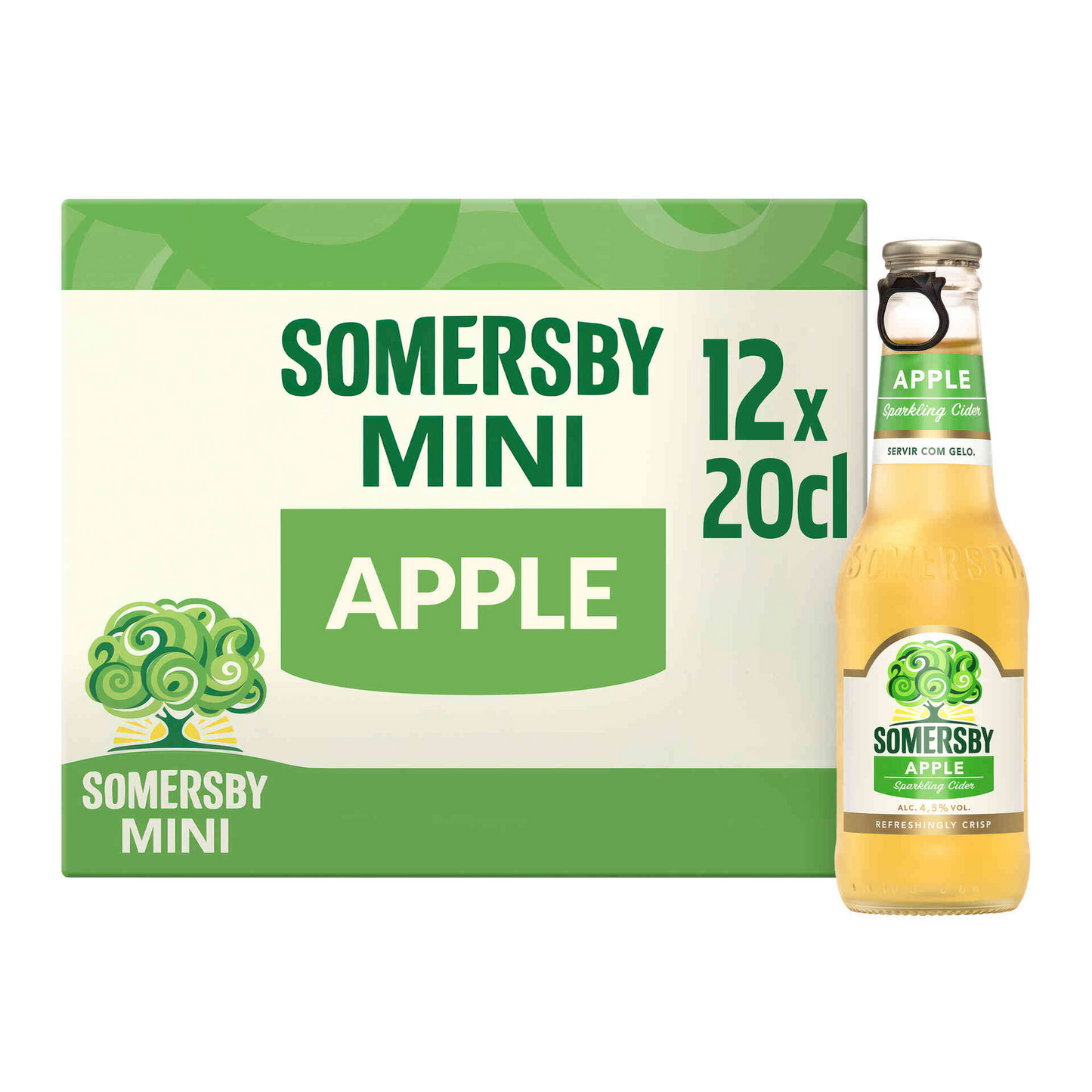 Somersby Apple Cider – 12 Pack (200ml Bottles, 4.5% ABV)
