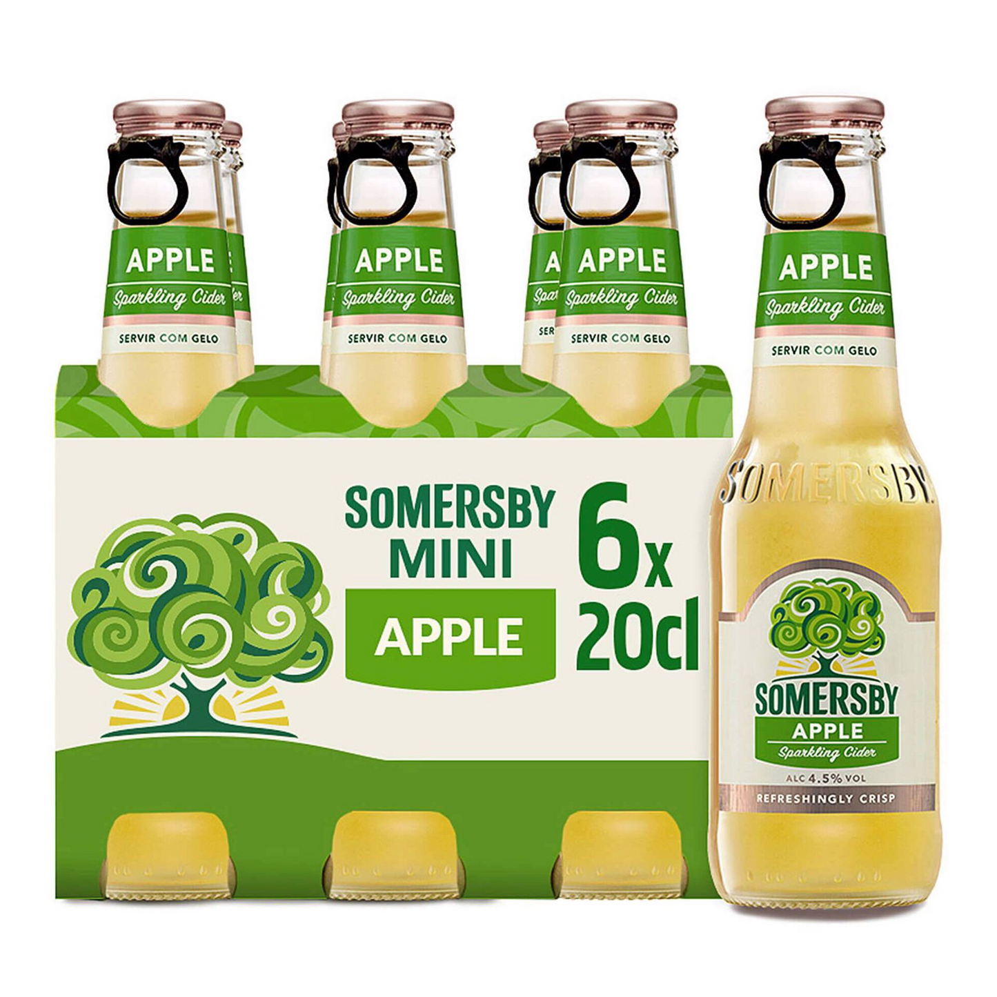 Somersby Apple Cider – 6 Pack (200ml Bottles, 4.5% ABV)