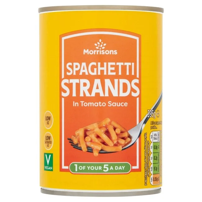 Spaghetti in Tomato Sauce 395g Morrisons