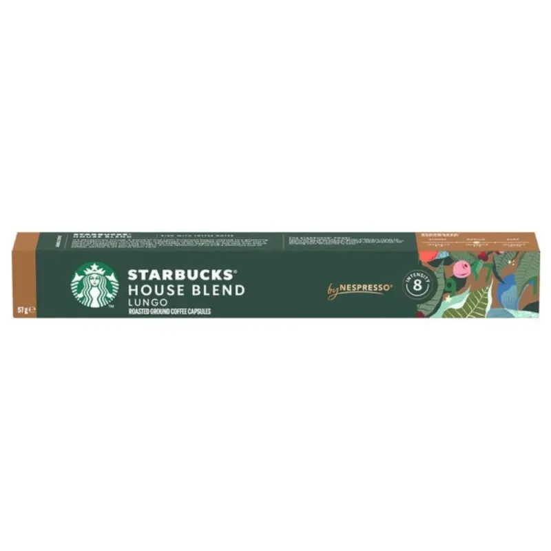 Starbucks House Blend Nespresso capsules 10 capsules smooth medium roast coffee pods balanced espresso