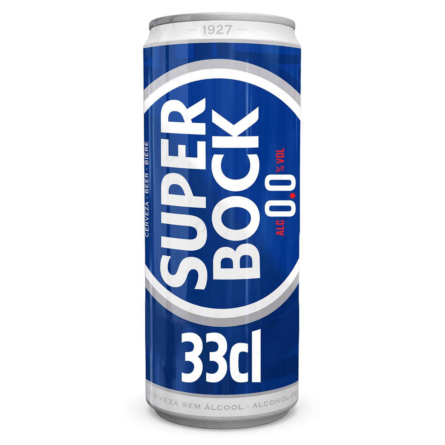 Super Bock alkoholfreies Bier – 330-ml-Flasche (0,0 % ABV) | Spritziges alkoholfreies Lager