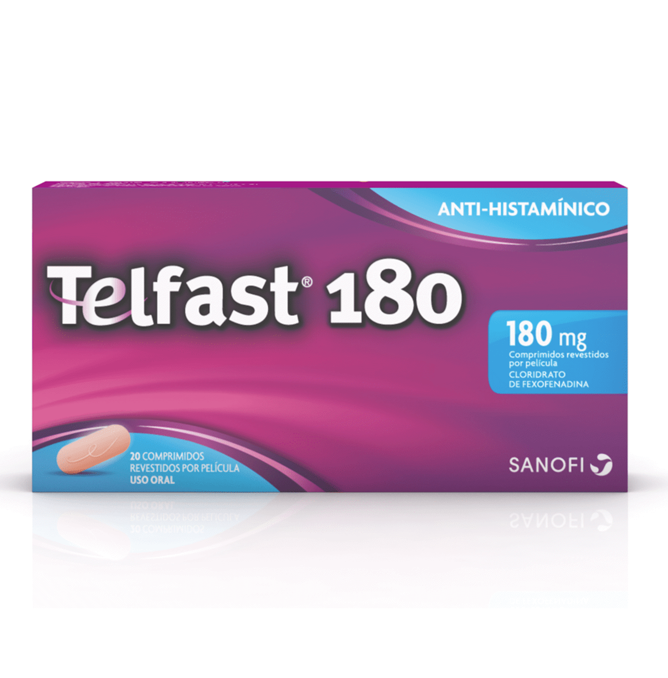 Telfast 180 Antihistamin-Tabletten 20 Einheiten