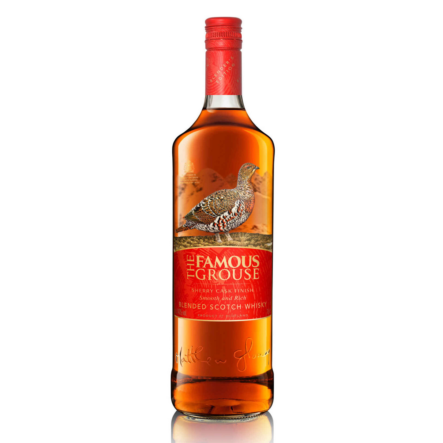 The Famous Grouse Sherry Cask Finish Blended Scotch Whisky 700ml 40% ABV with dried fruit orange vanilla dark chocolate spice and oak