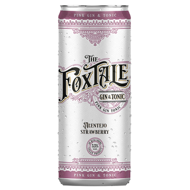 The Foxtale Strawberry Gin and Tonic 250ml 5.5% ABV