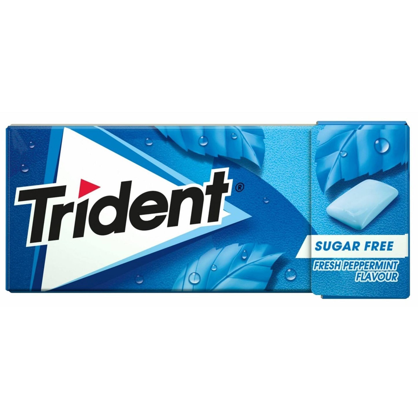 Trident Peppermint chewing gum 14.5g sugar free mint gum bubblegum chewing and gum balls