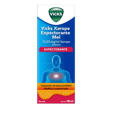 Vicks Honig-Expektorans-Sirup Produktiver Husten 180 ml