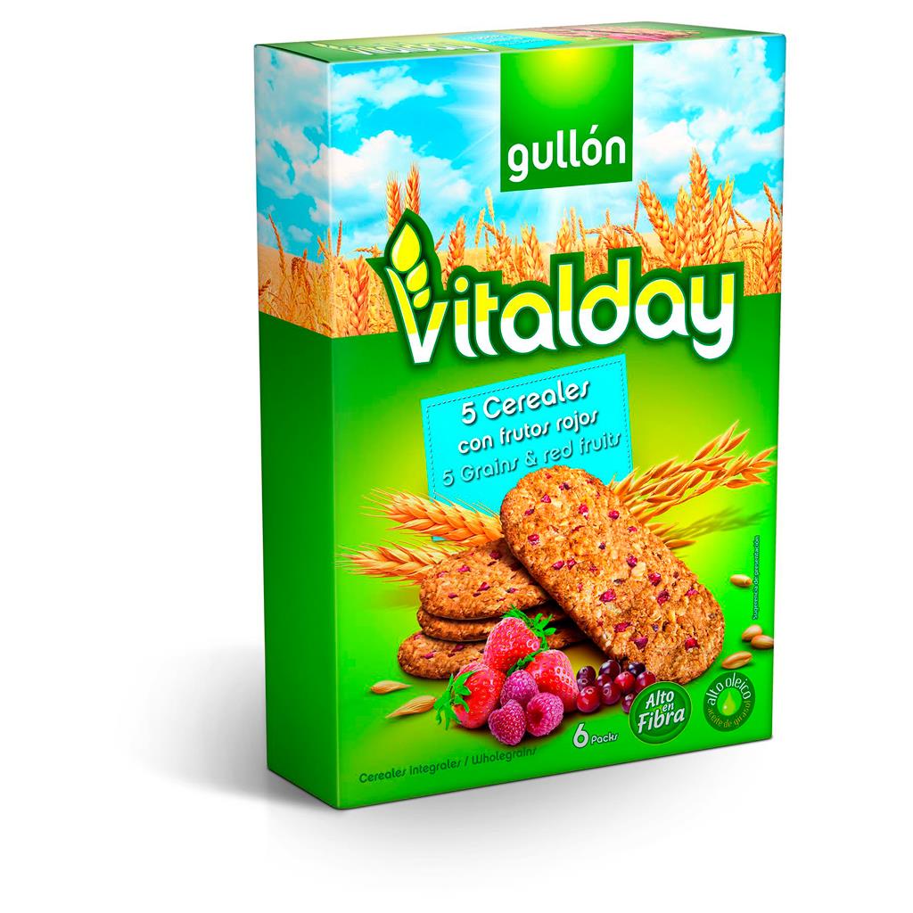 Gullón Vitalday Red Fruits 240g