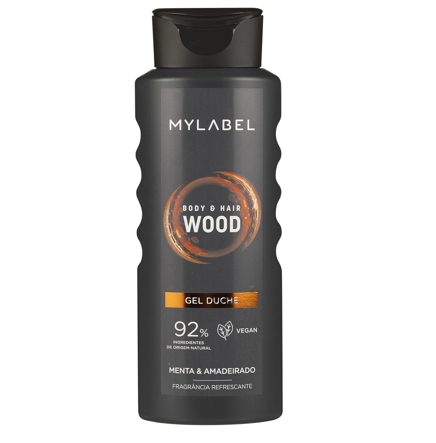 MyLabel Wood 2 in 1 Shower Gel 400ml – Body & Hair Daily Care