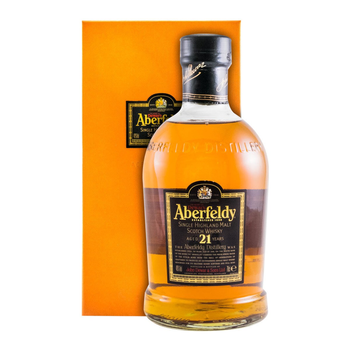 Aberfeldy 21 Year Old Single Malt Scotch Whisky 700ml 40% ABV