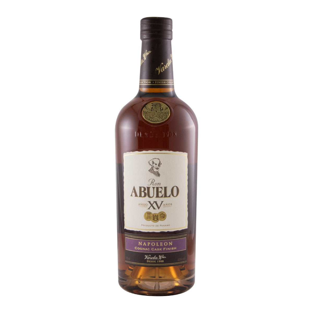 Abuelo Napoleon 15 Year Old Cognac Cask Finish Rum 700ml 40% ABV