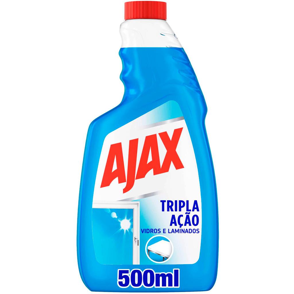 Ajax Triple Action Glass Cleaner Refill 500ml