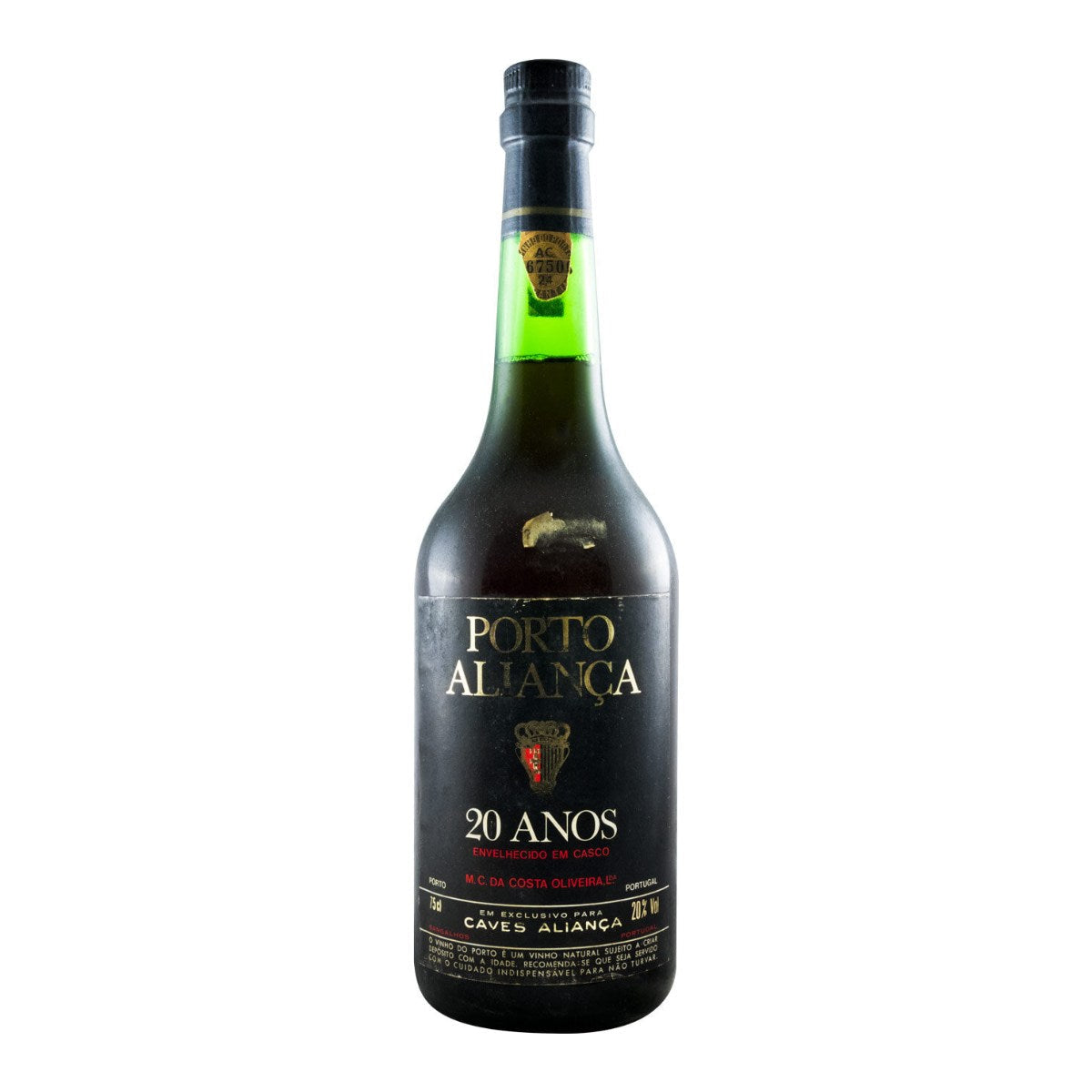 Aliança 20 Year Old Tawny Porto Wine 750ml 20% ABV