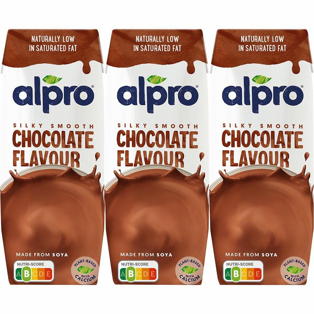 Alpro Chocolate Soya Drink 3 x 250ml