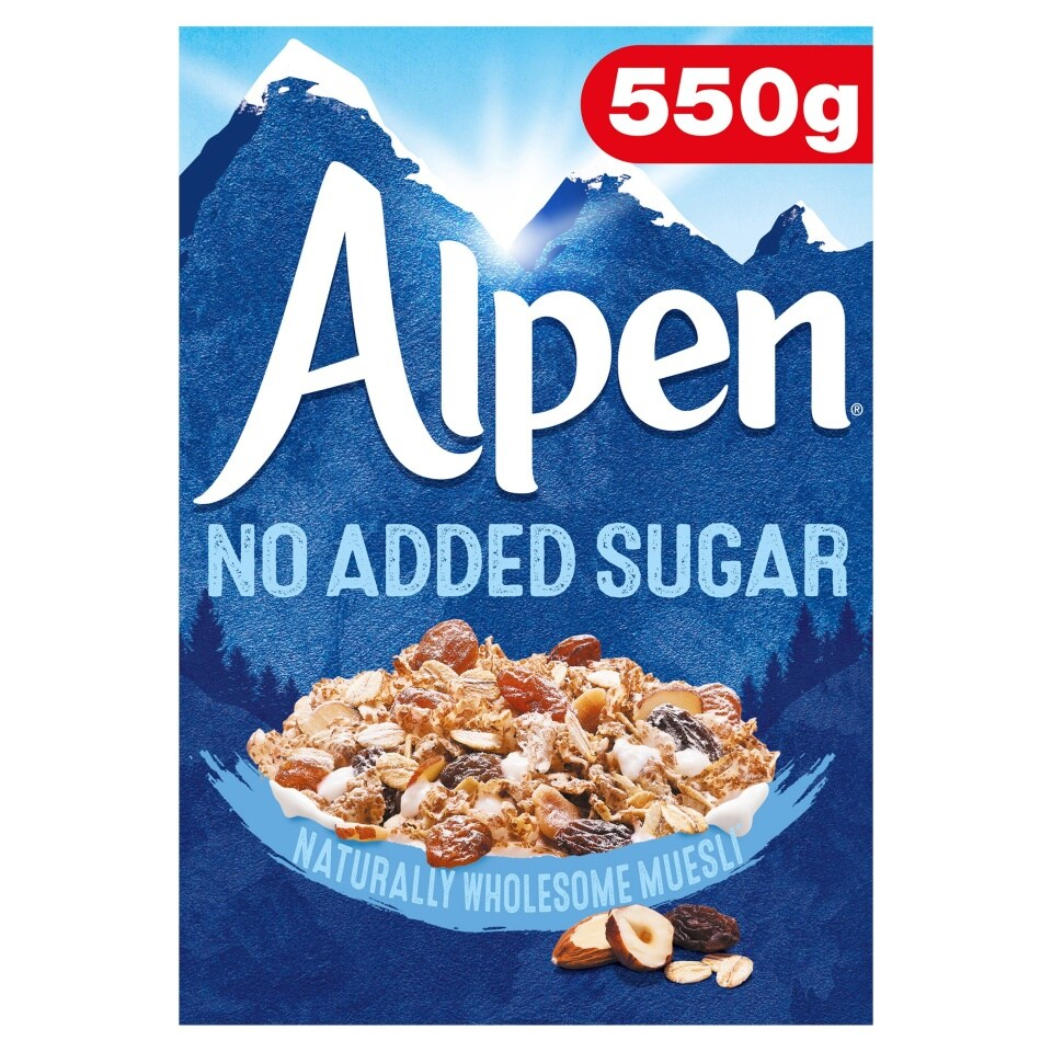 Mornflake – Alpen No Added Sugar Swiss Style Muesli 550g – 550 G – Muesli and Granola