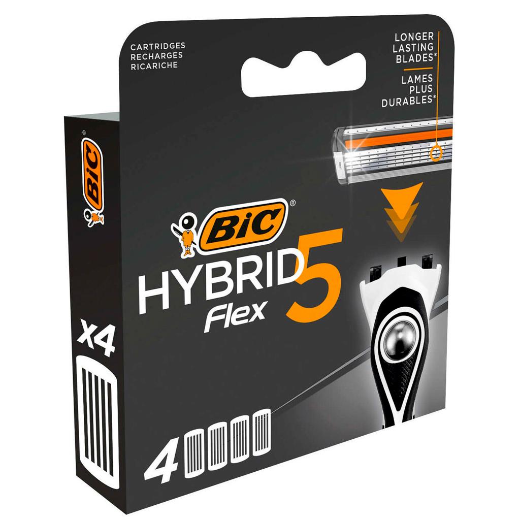BIC Hybrid 5 Flex Razor Refills Pack of 4