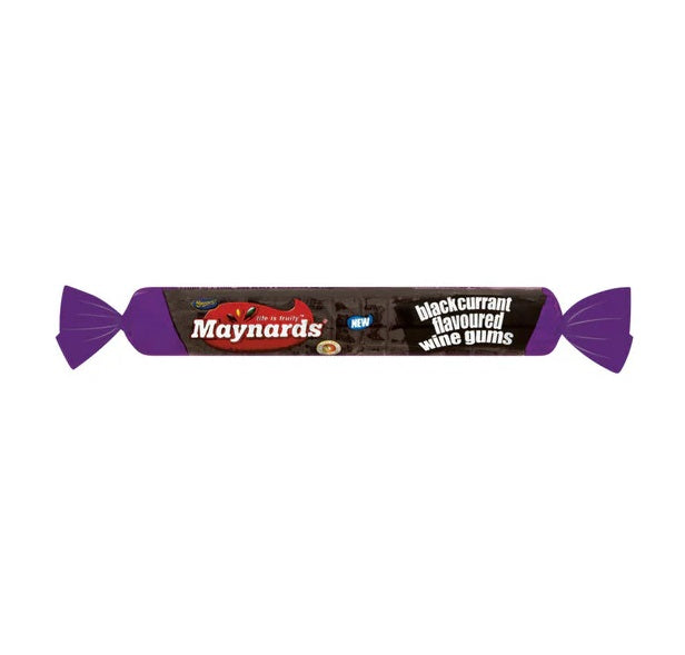 Maynards Black Blackcurrant Roll – Soft Sweet Favourites – Share Bag