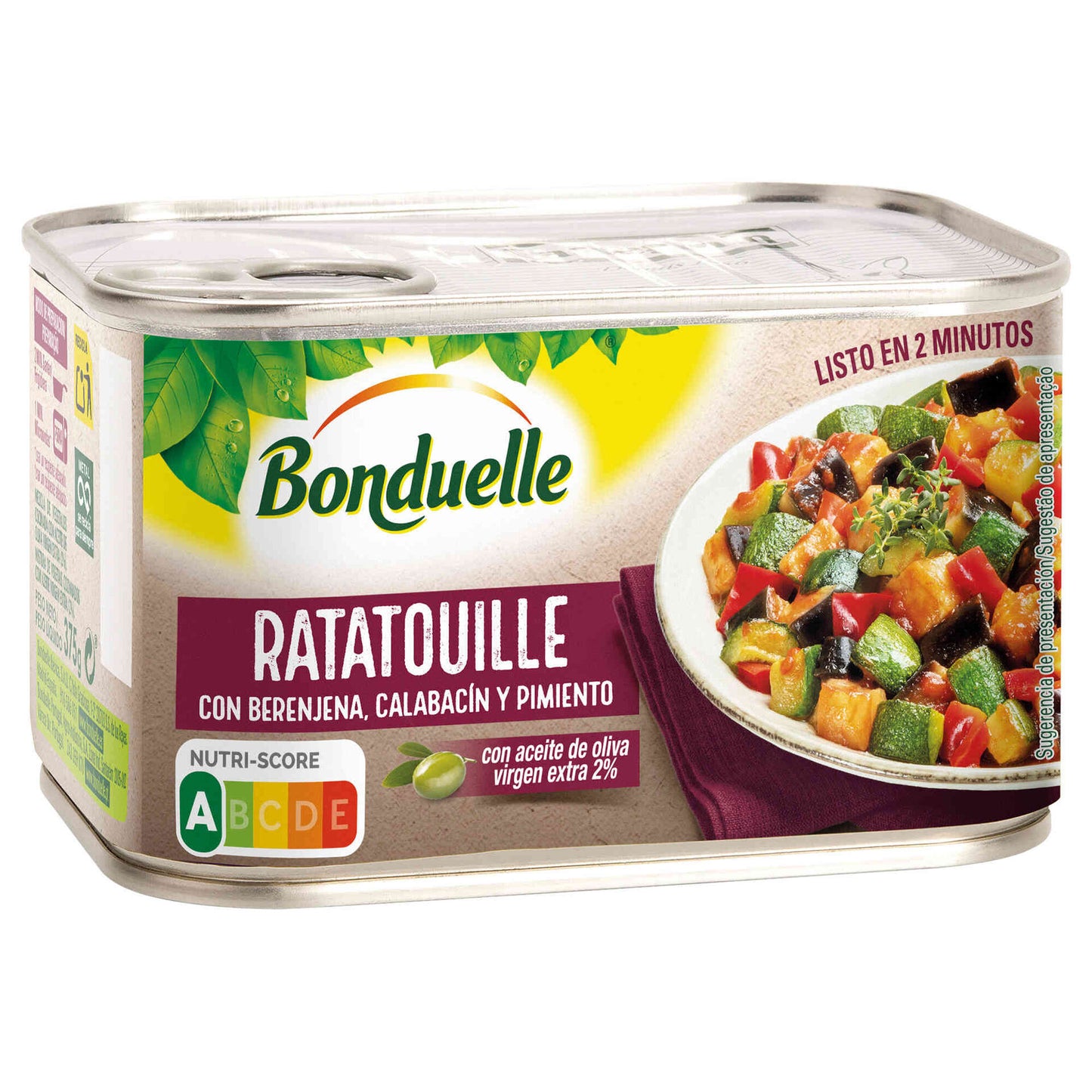 bonduelle ratatouille with eggplant zucchini 466g mediterranean vegetable mix ready meal canned vegetables