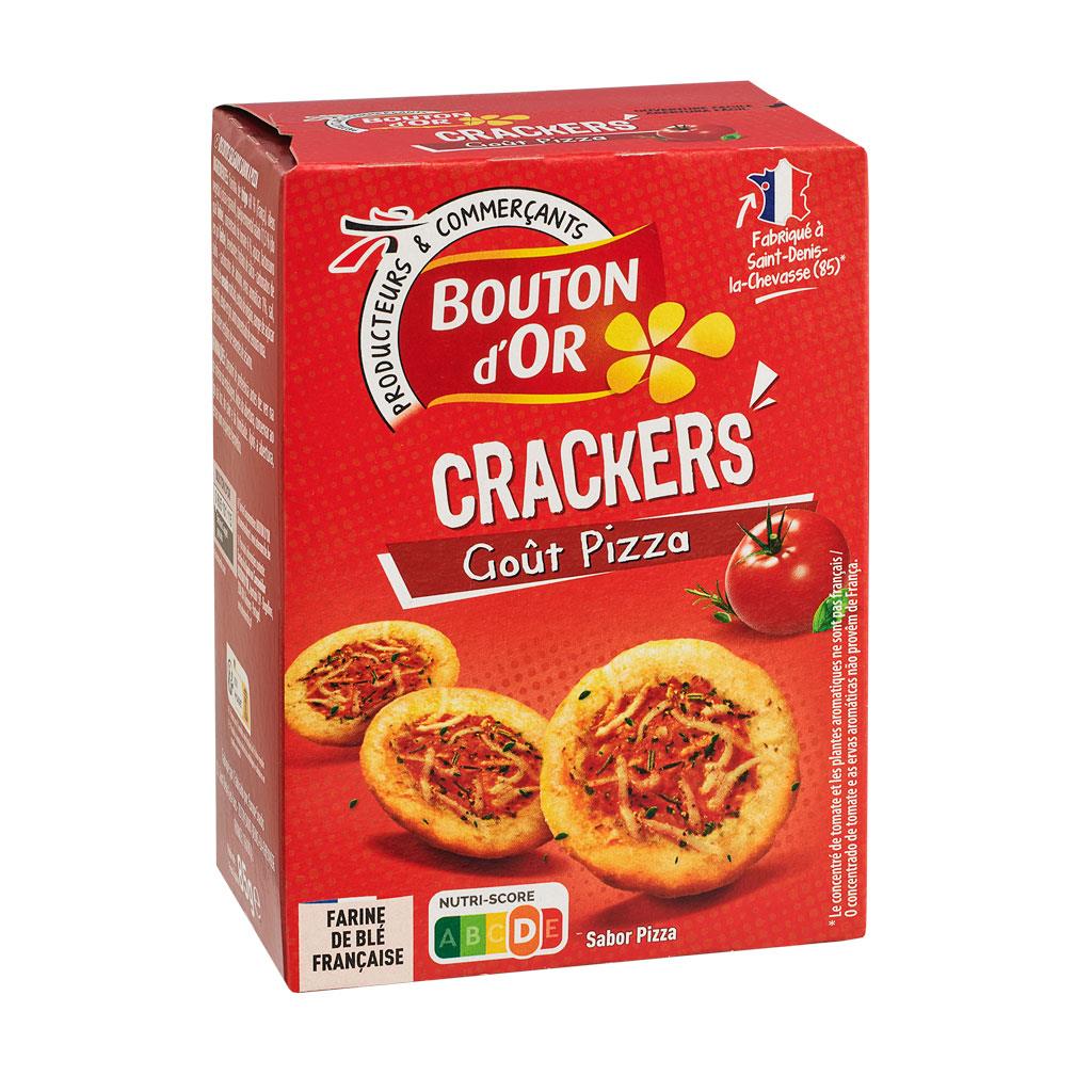 Bouton d'Or Pizza Flavour Crackers 85g