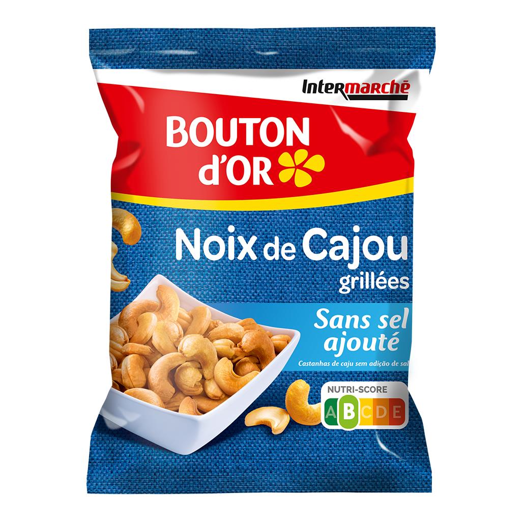 Bouton d'Or Roasted Cashews without Salt 125g