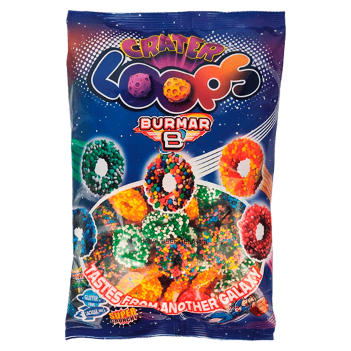 Burmar Crater Loops Sour Sweets 100g