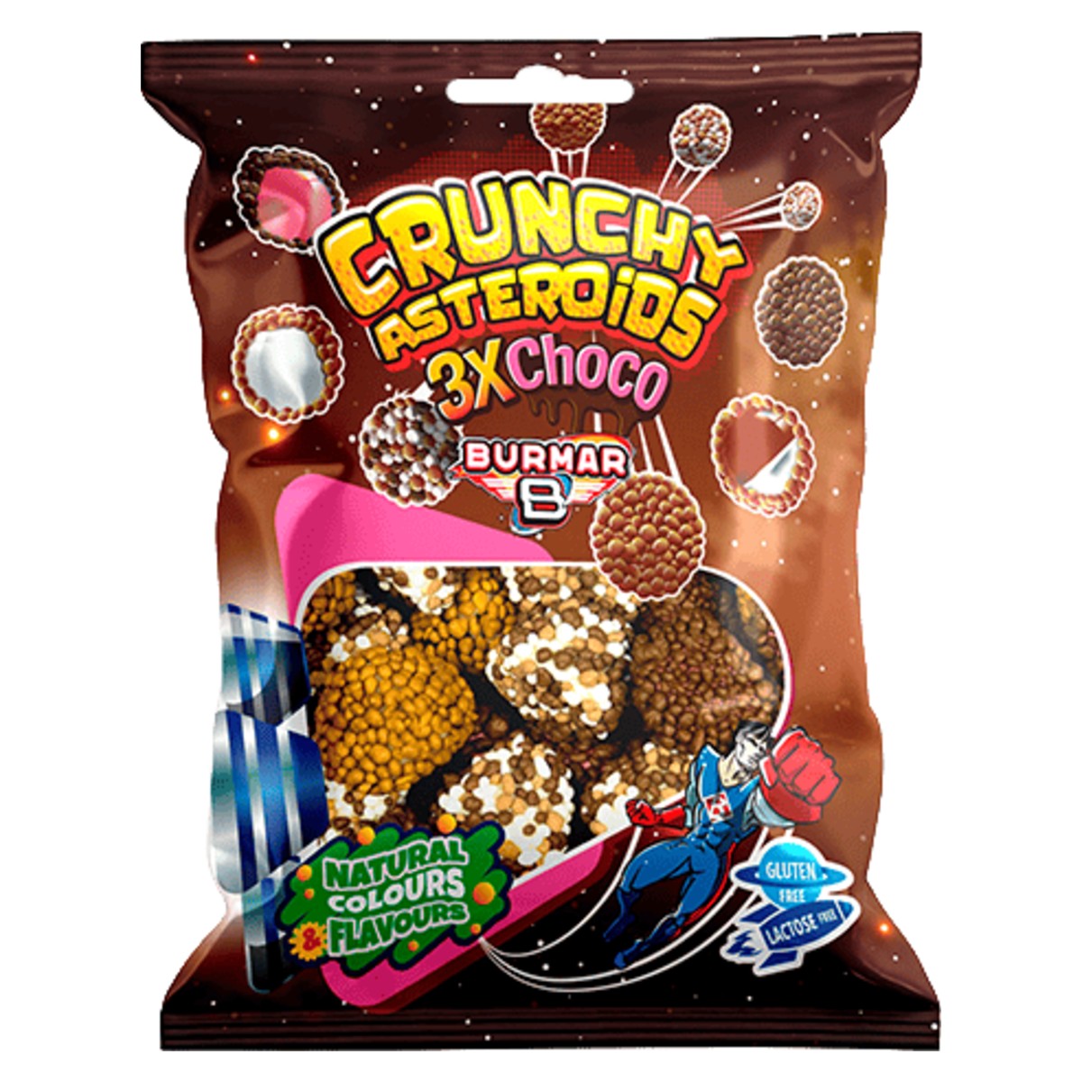 Burmar Crunchy Asteroids 3XChoco 90g