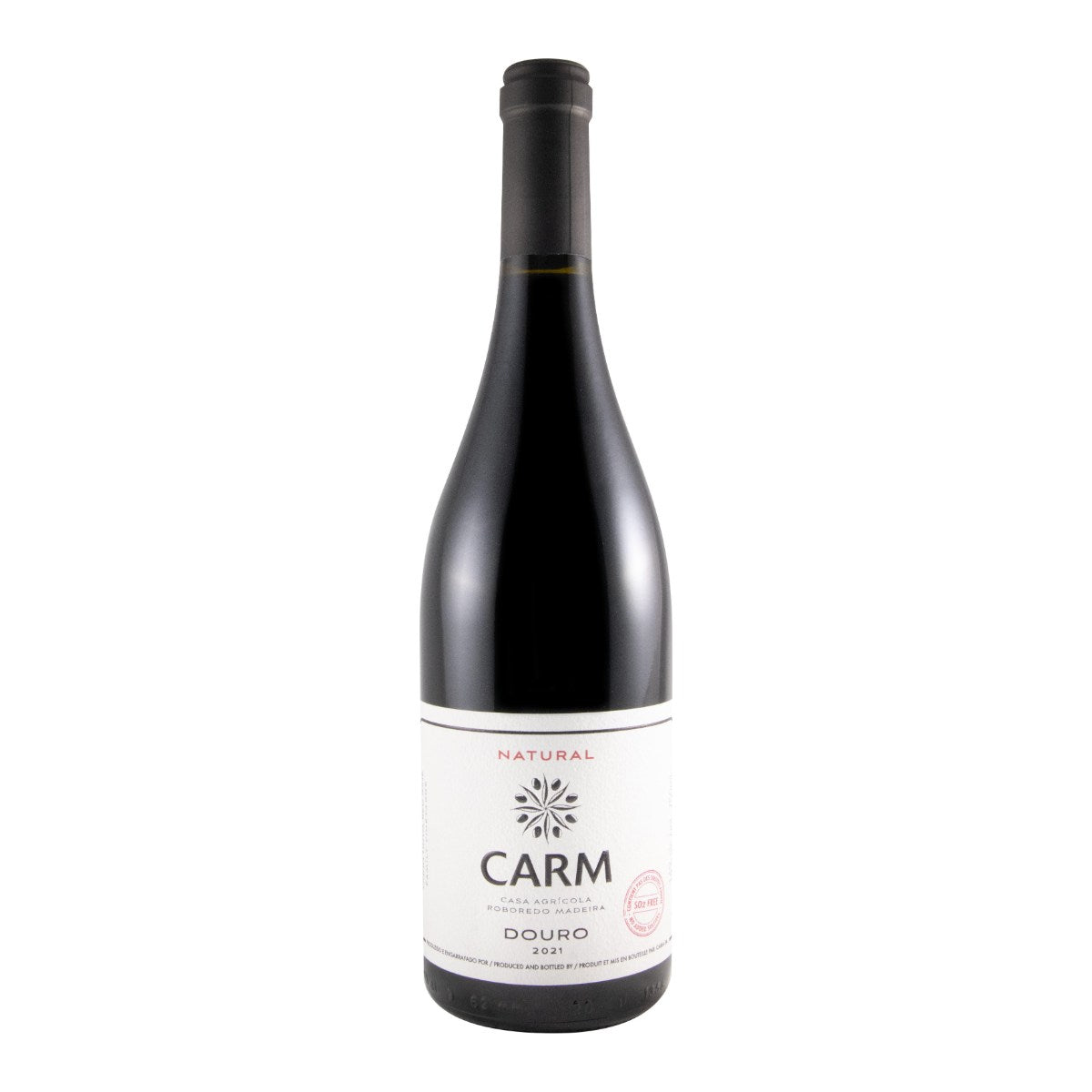 CARM Organic Touriga Nacional No Added Sulphites Red Wine Douro 2021 750ml 14% ABV