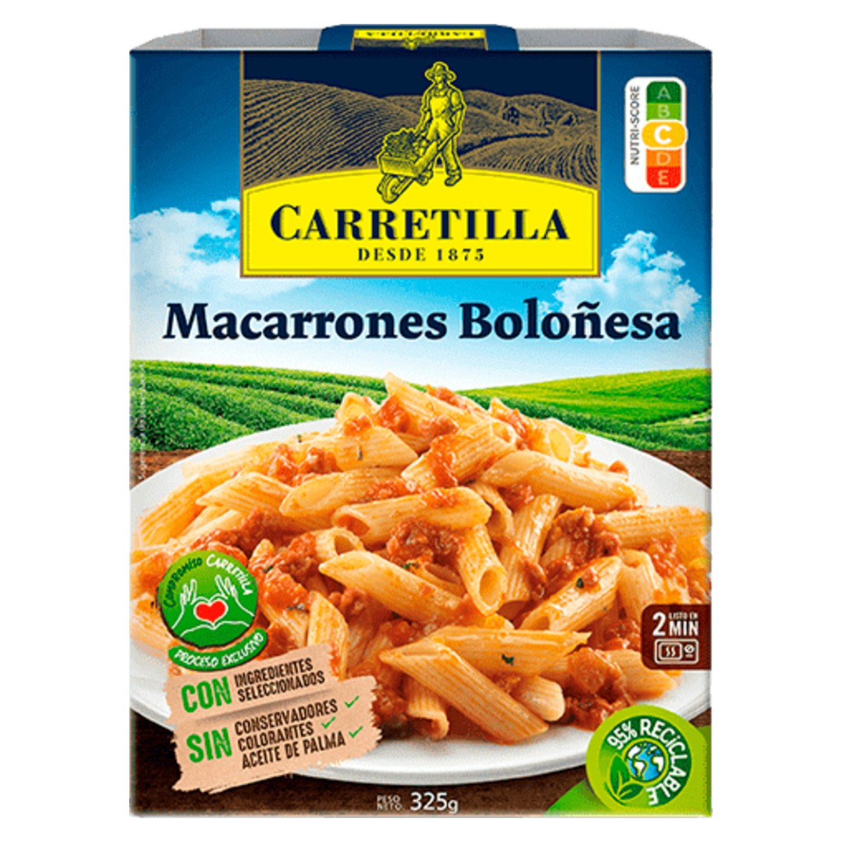 Carretilla Macaroni Bolognese Ready Meal 325g