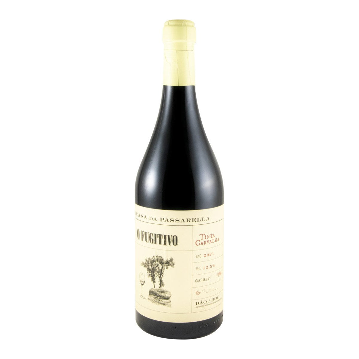 Casa da Passarella O Fugitivo Tinta Carvalha Red Wine Dão 2021 750ml 12.5% ABV