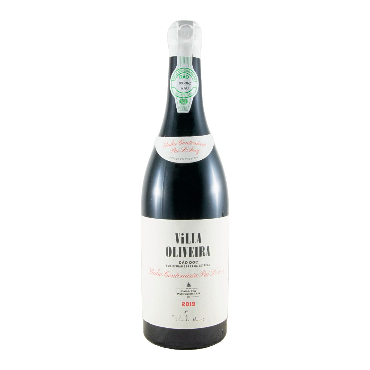 Casa da Passarella Villa Oliveira Vinha Centenária Pai d'Aviz Red Wine Dão 2019 750ml 12.5% ABV