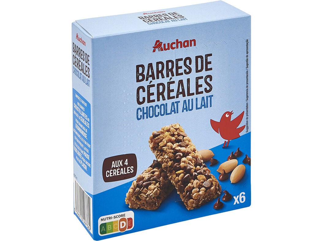 Milk Chocolate Cereal Bars 126g