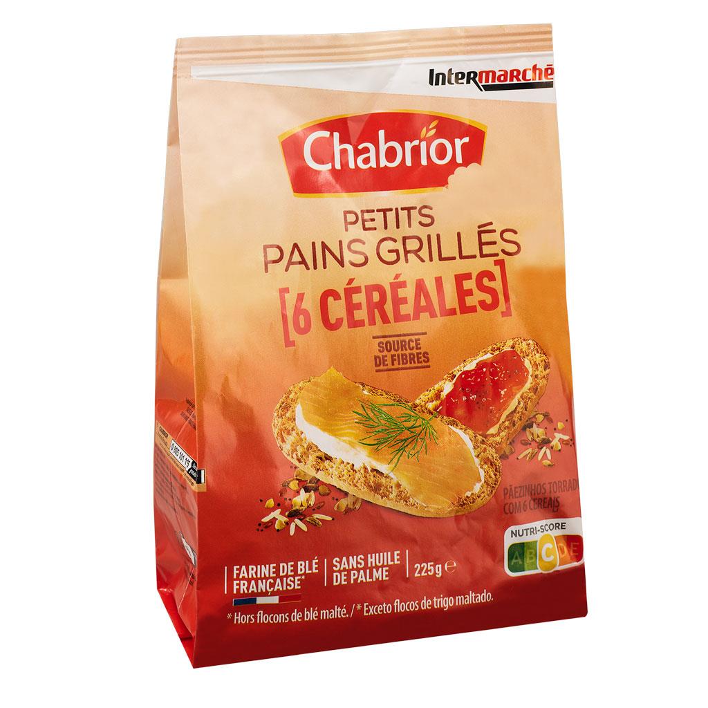 Chabrior Six Cereal Toasted Mini Breads 225g