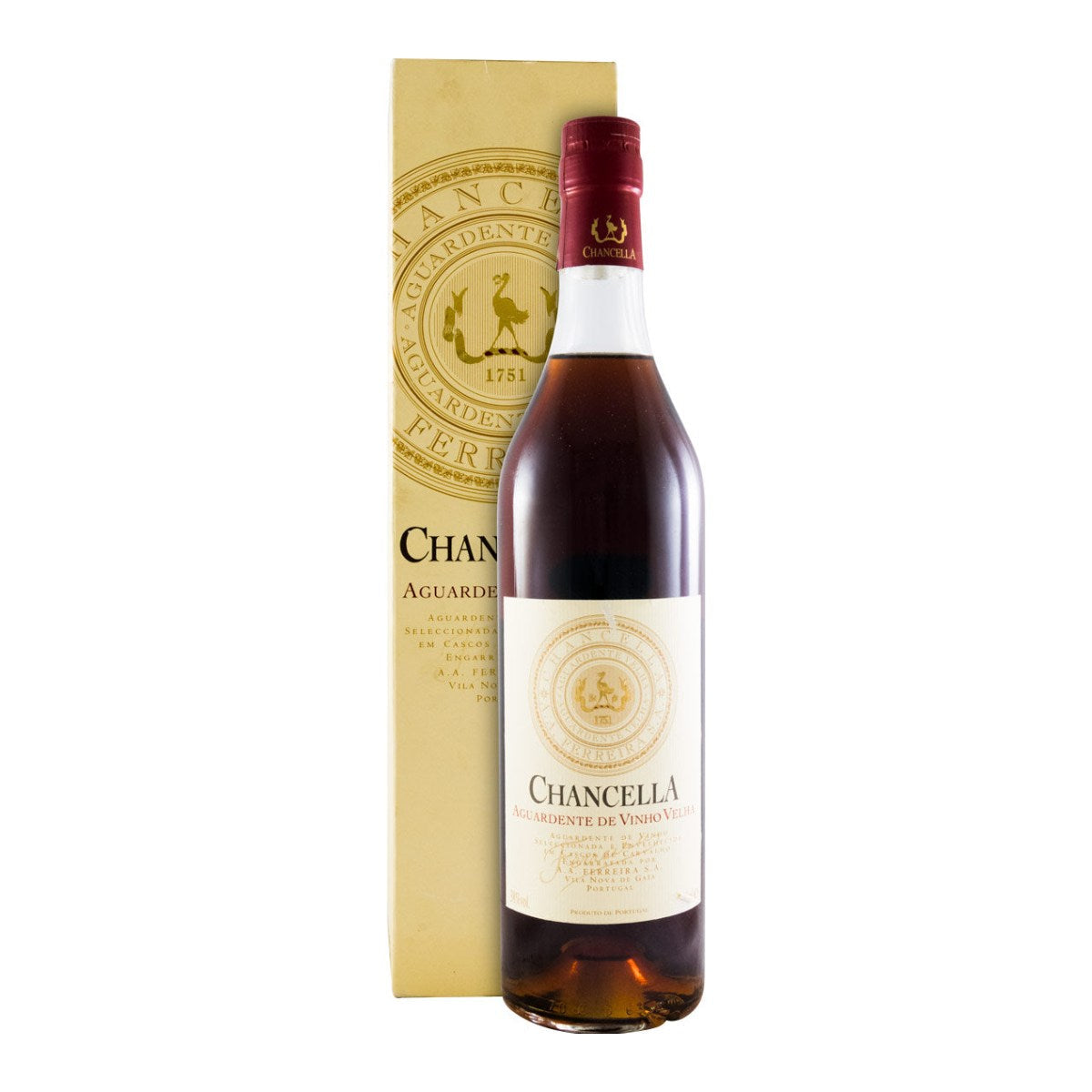 Chancella Velha Aguardente Vínica 700ml 38% ABV