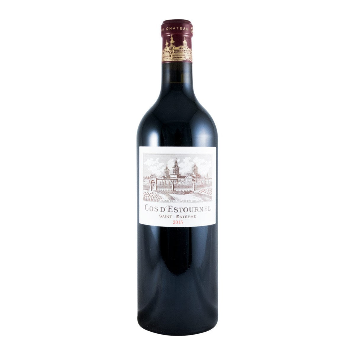 Château Cos d'Estournel Saint-Estèphe Red Wine Bordeaux 2015 750ml 13.5% ABV