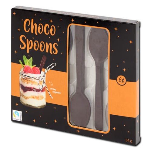 Dark Chocolate Spoons Set of 6 Becky´s – Soft Sweet Favourites – Share Bag
