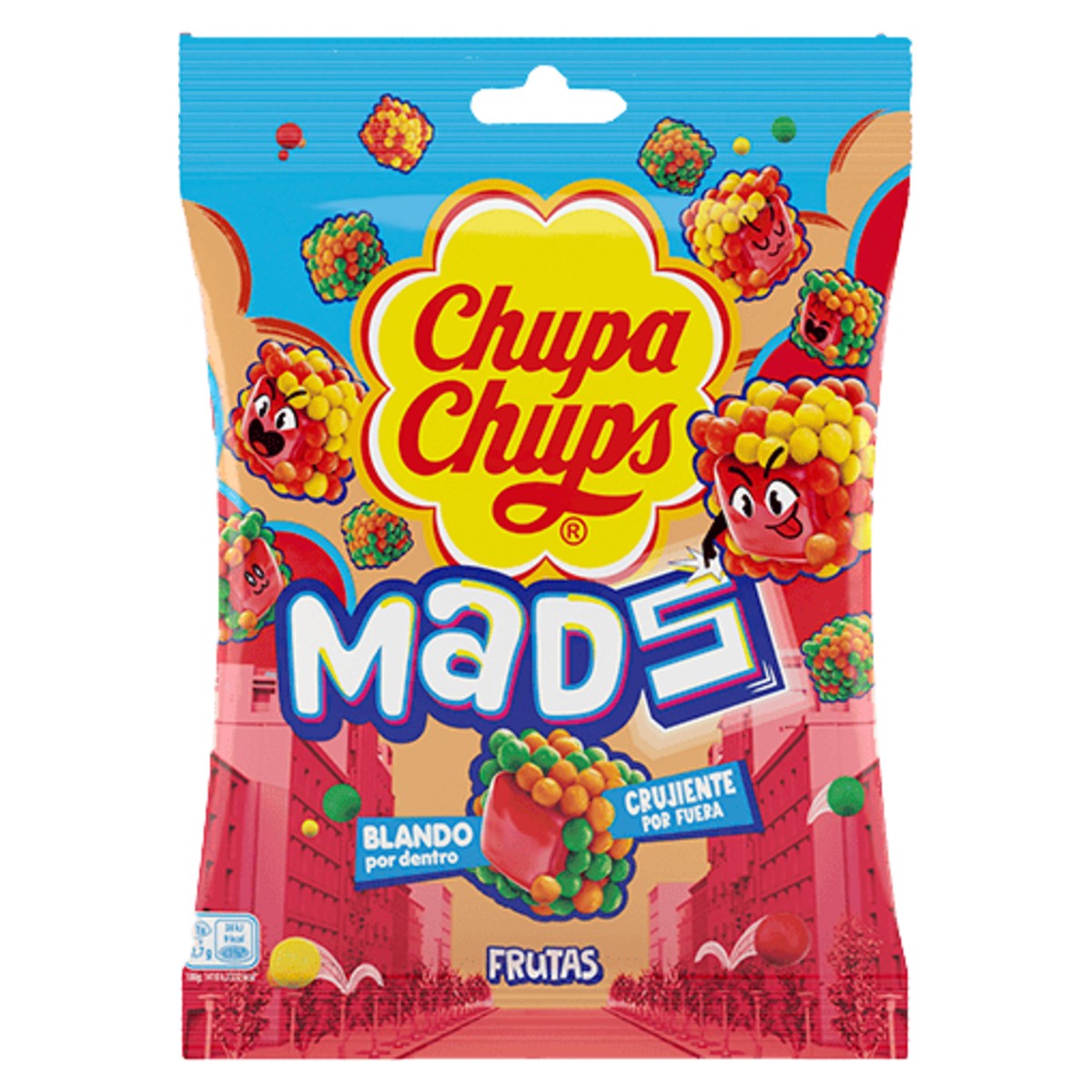 Chupa Chups Mads Fruits Gummies 115g