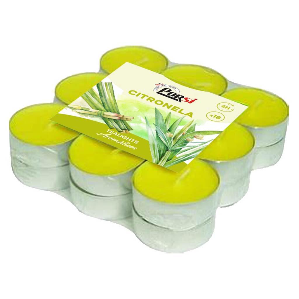 Citronella Scented Tealights Pack of 18