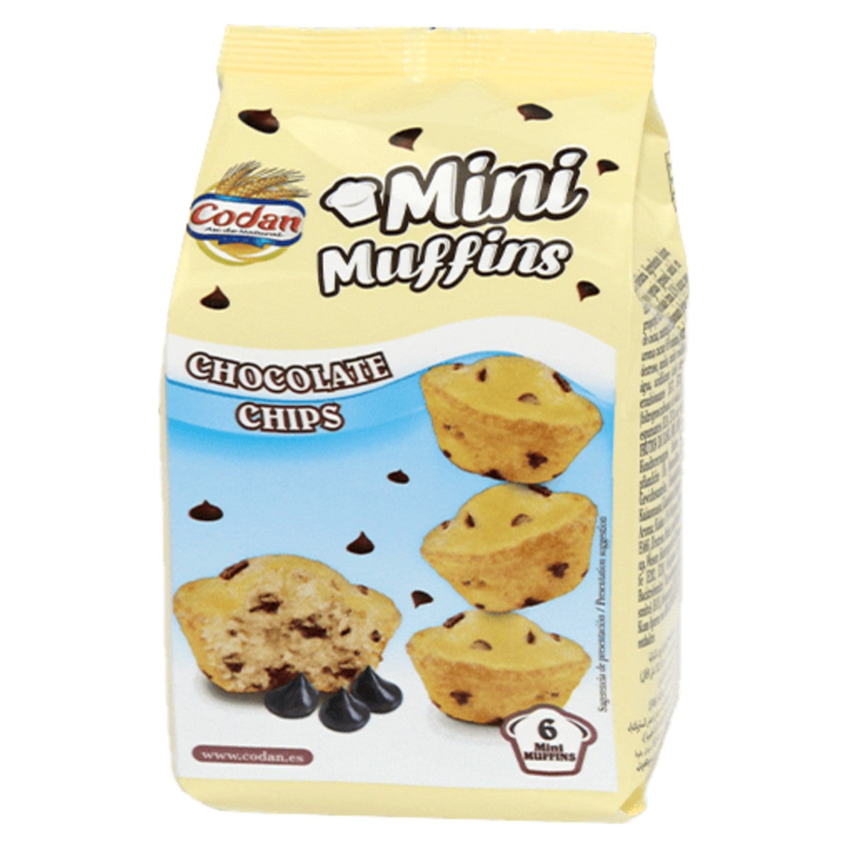 Codan Mini Chocolate Chip Muffins 75g