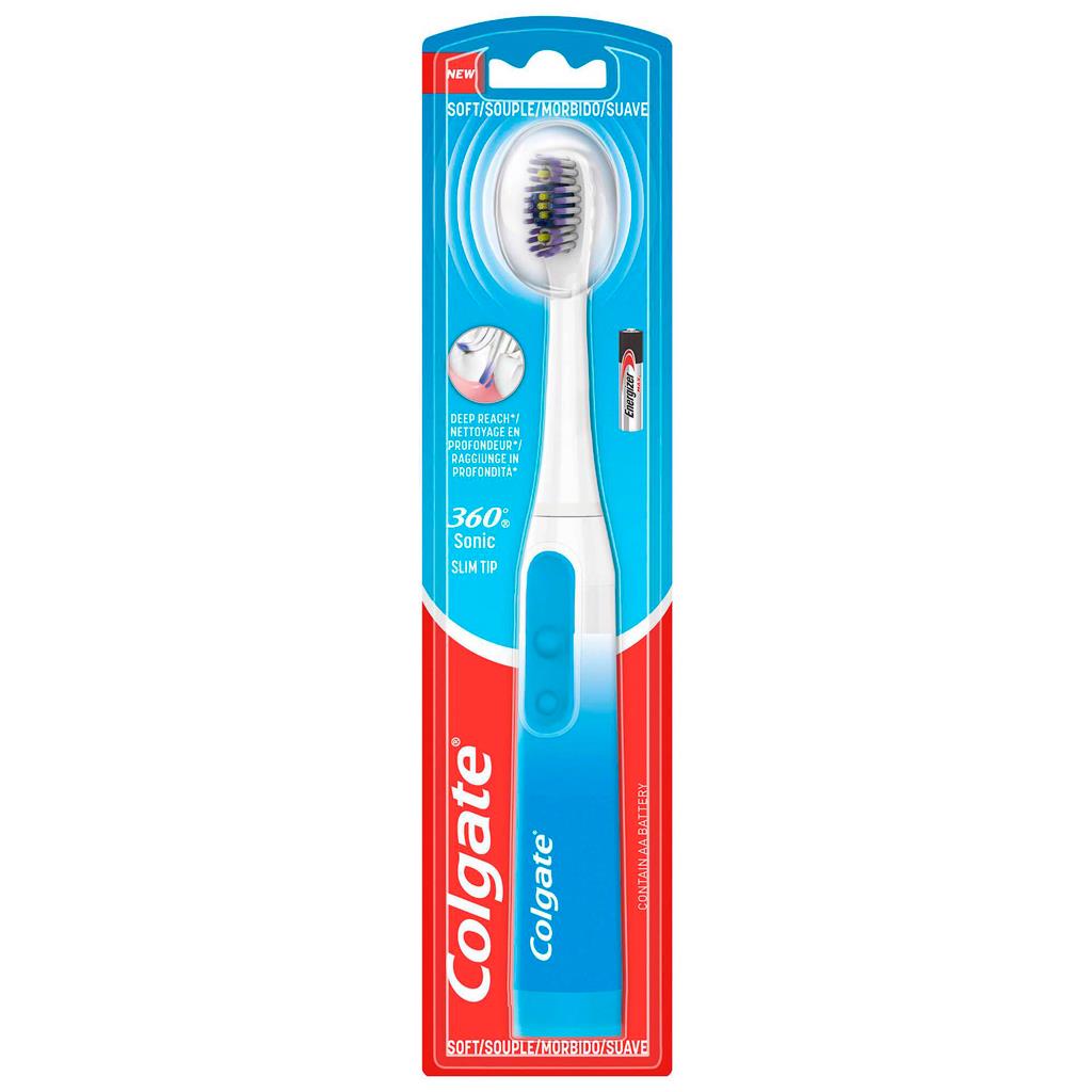 Colgate 360 Floss Tip Medium Battery Toothbrush