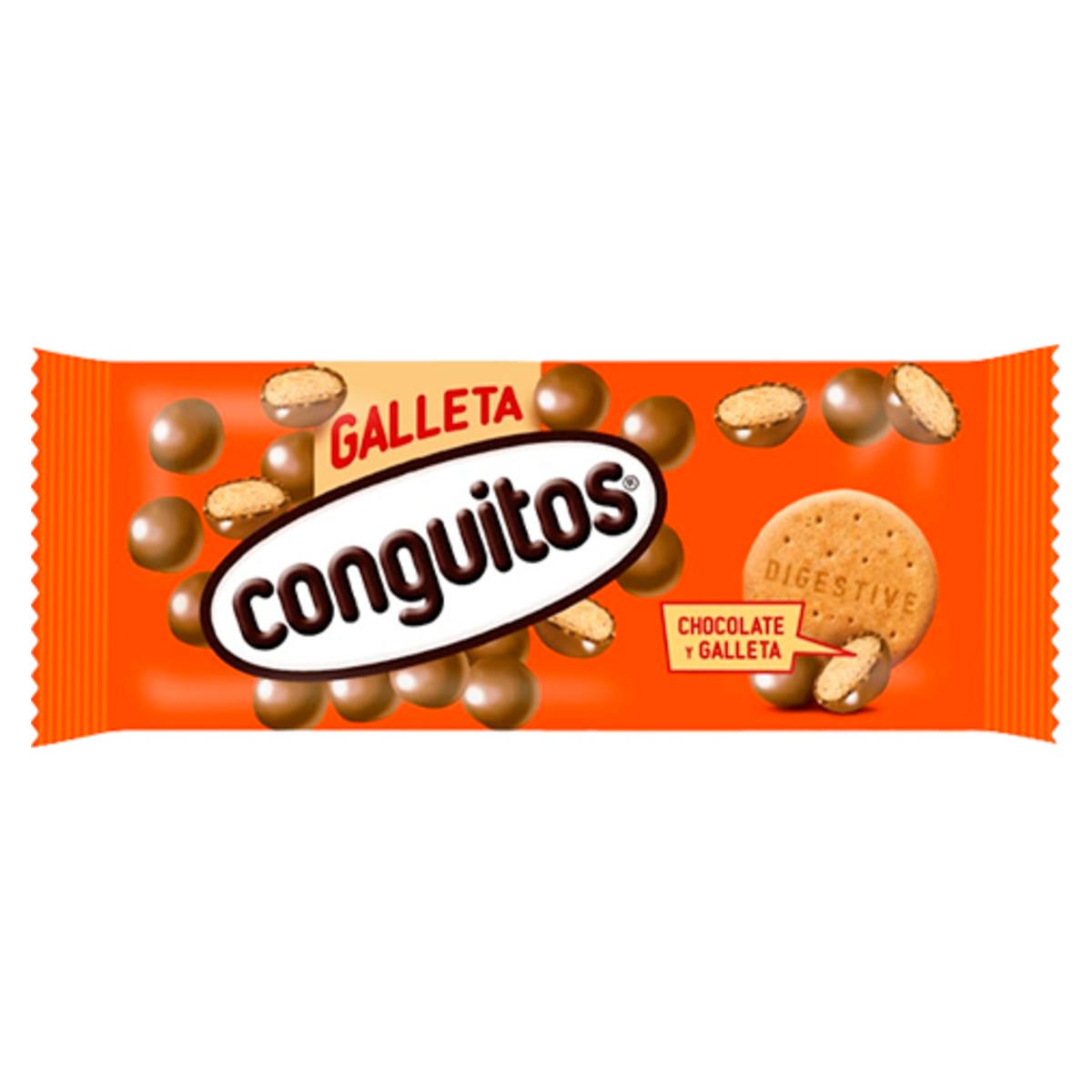 Conguitos Digestive Milk Chocolate Biscuit Bites 50g