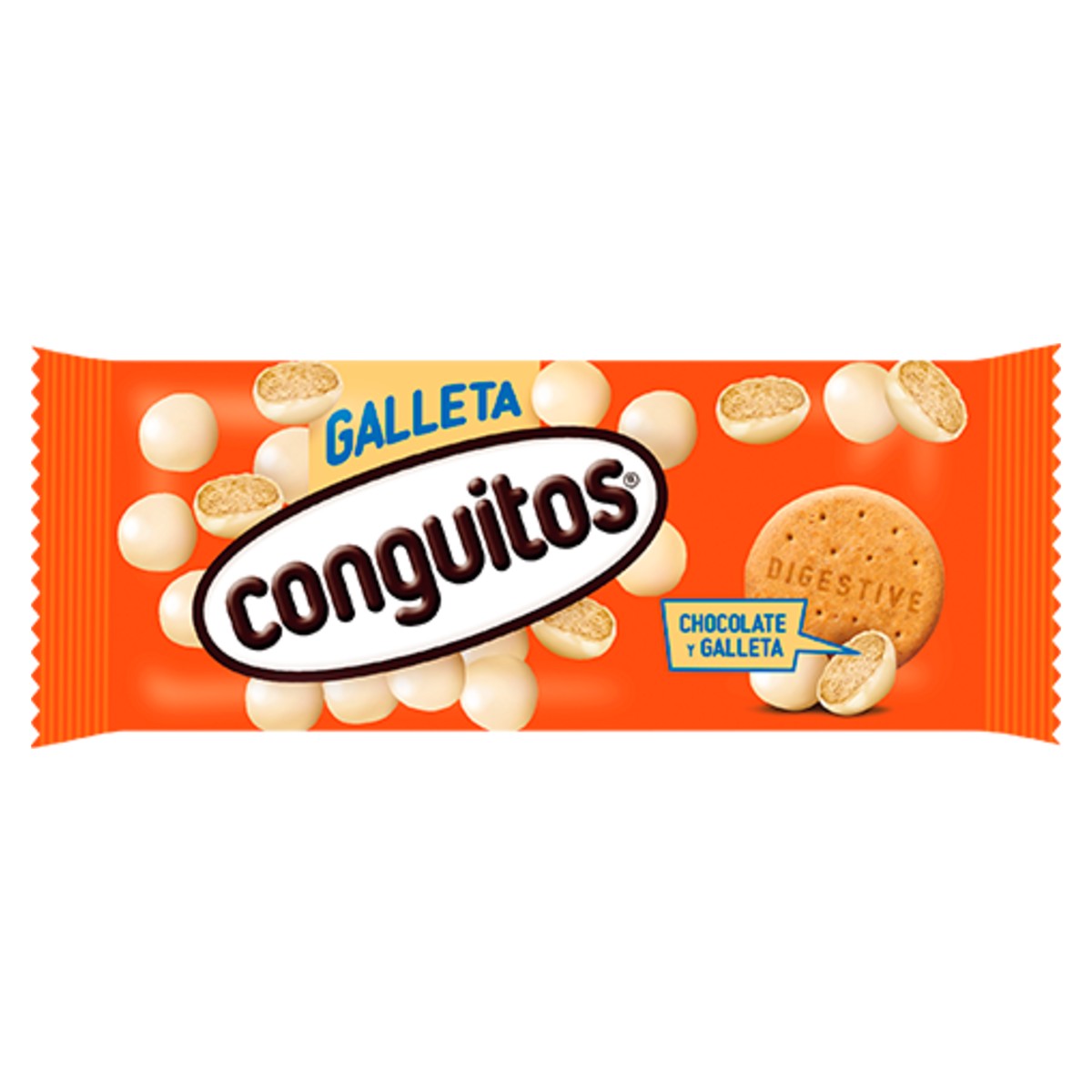 Conguitos White Chocolate Biscuit Bites 50g